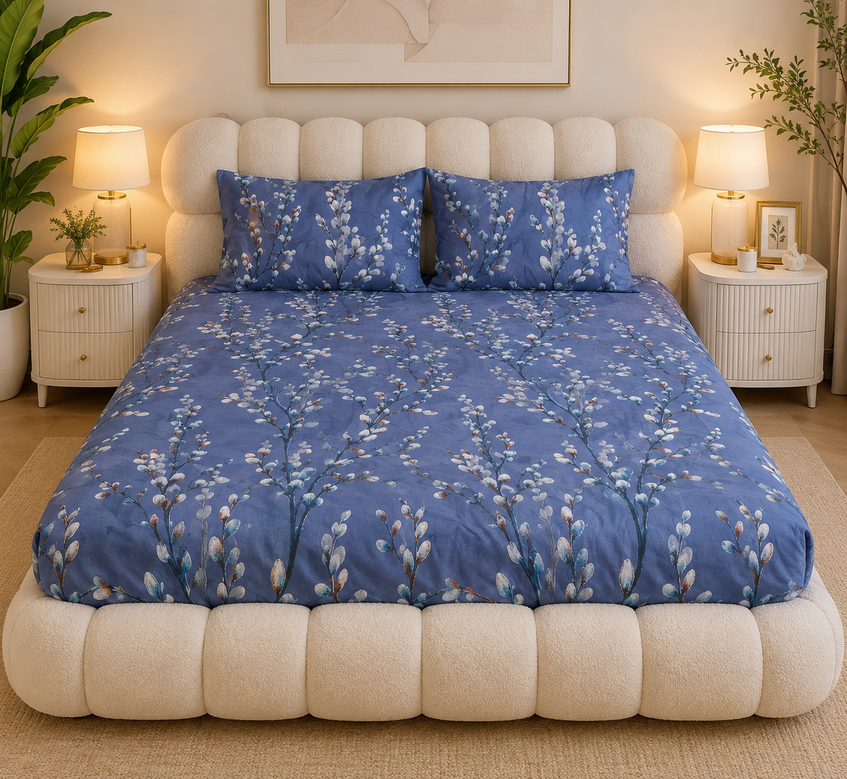 Willow Mist Blue Bedsheet
